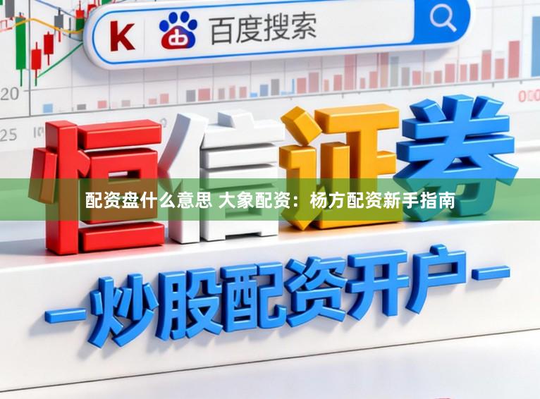配资盘什么意思 大象配资：杨方配资新手指南