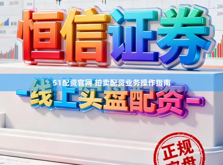 51配资官网 拍卖配资业务操作指南
